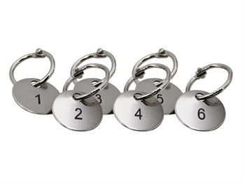 Identifikační visačky sond, 6 ks