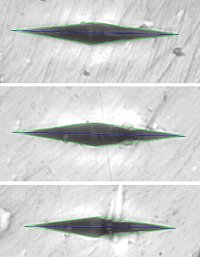 Detekce kvalitních i méně kvalitních obrazů vtisků podle Knoopa