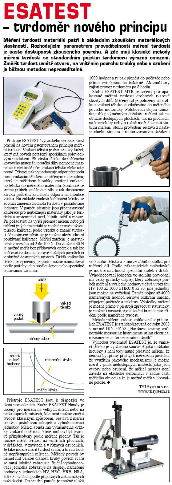 2010 článek ESATEST - tvrdoměr nového principu