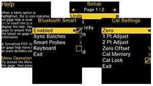 Intuitivní ovládání přístroje PosiTector.