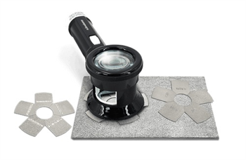 Komparátor drsnosti povrchu Keane-Tator, pneumaticé tryskání (Grit)