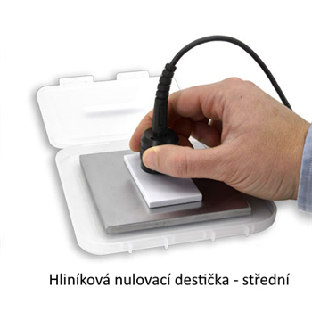 Nulovací destička hliníková - střední