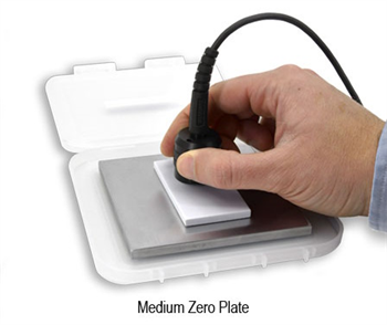 Nulovací destička ocelová - střední