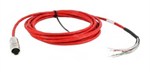 Vysokoteplotní kabel do 200°C s konektorem M16, 30 m