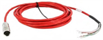Vysokoteplotní kabel do 200°C s konektorem M16, 4 m